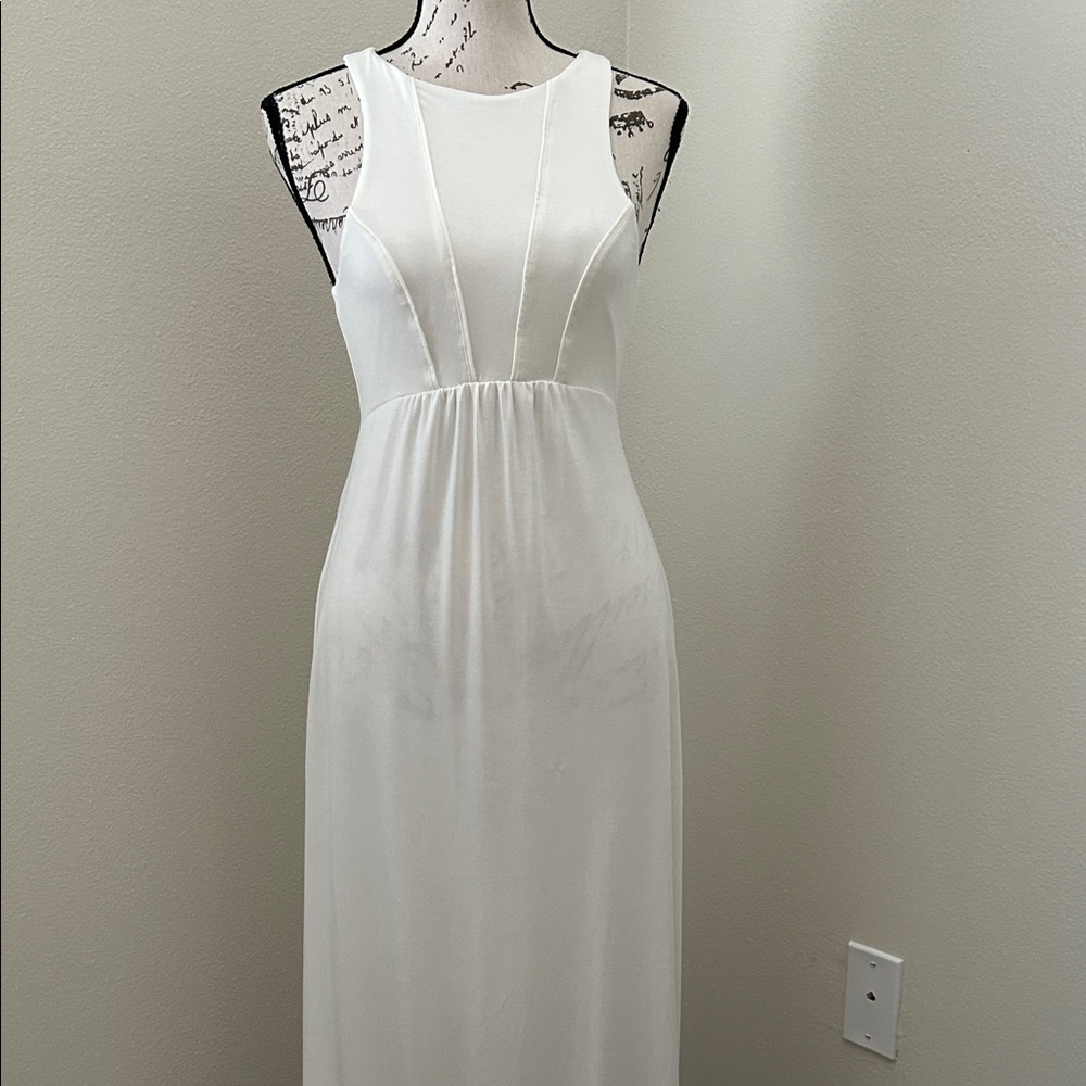 Tart Cream Maxi Dress